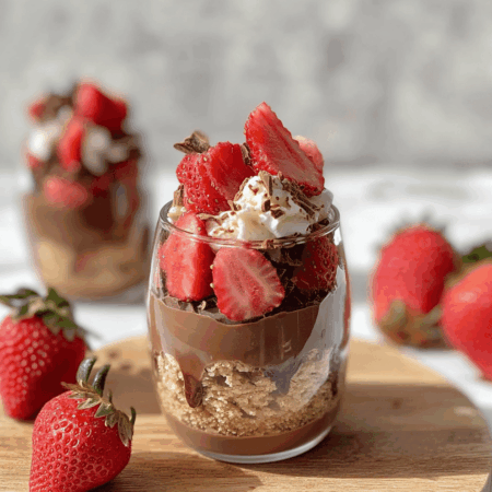 Strawberry Pcs With Nutella